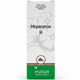 Heparanox H by Pflüger – Alternative Homoeopathic Medicine drops on white background