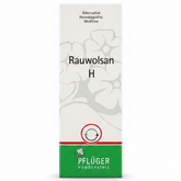 Rauwolsan H by Pflüger – Homoeopathic drops on white background