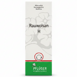 Rauwolsan H by Pflüger – Homoeopathic drops on white background