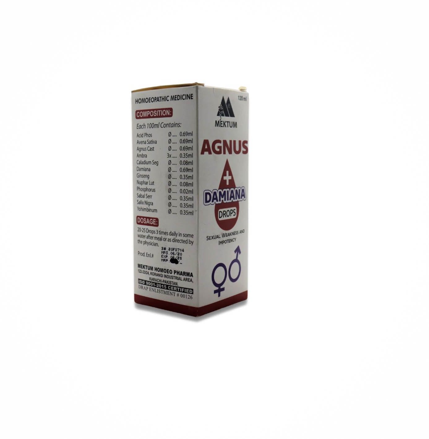 Mektum Agnus + Damiana Drops