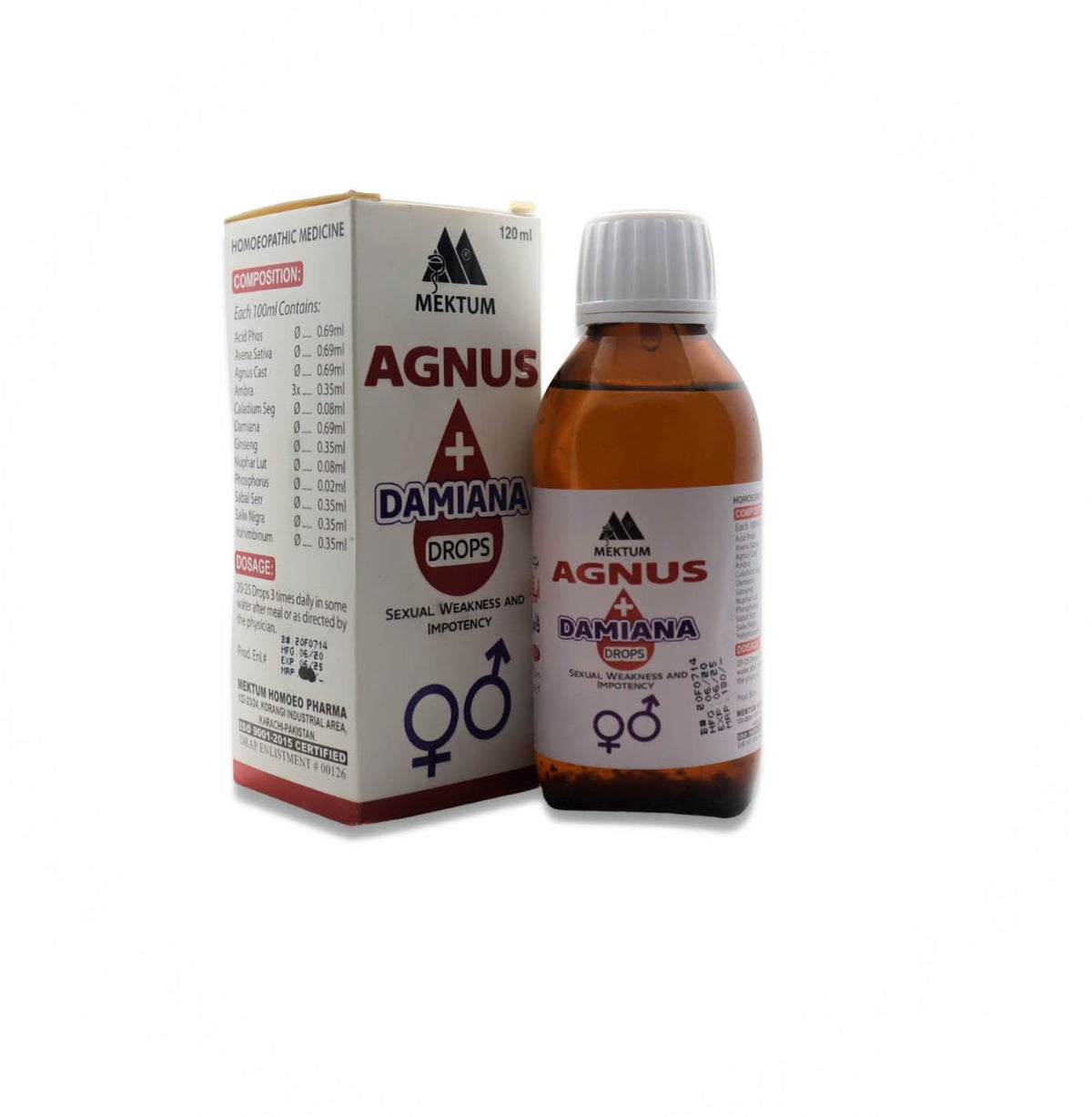 Mektum Agnus + Damiana Drops