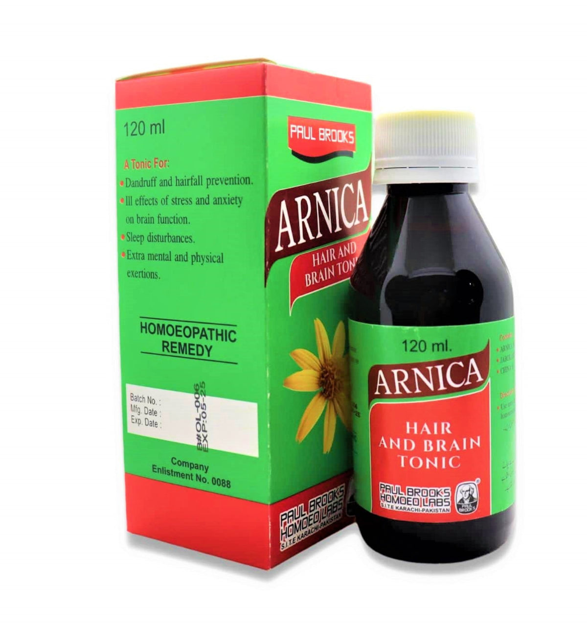 Brooks Arnica Hair & Brain Tonic