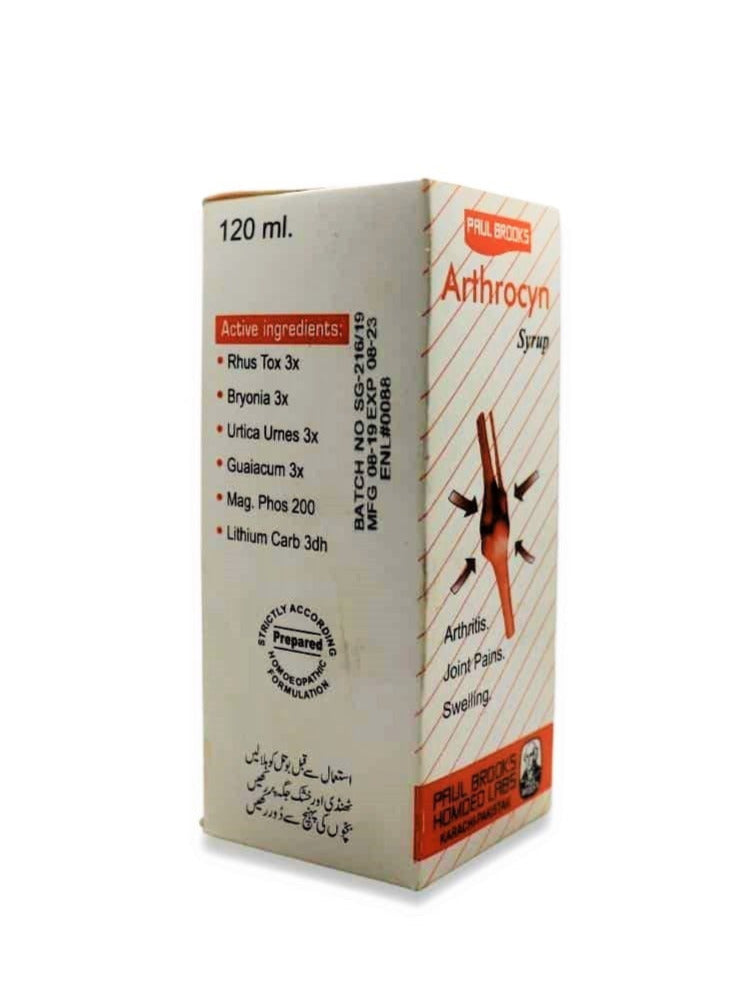 Brooks Arthrocyn Syrup and Tablets