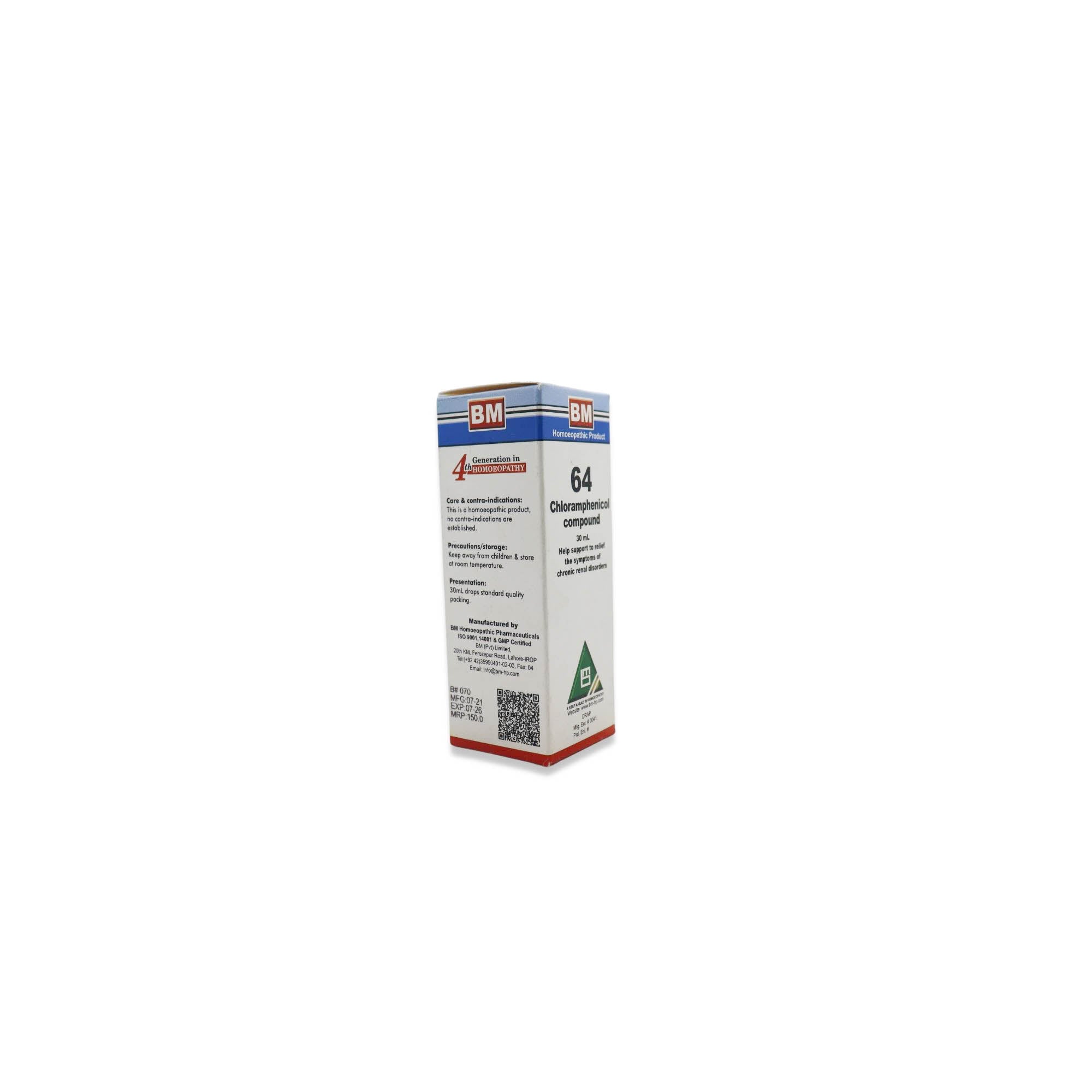 BM 64 C.R.F, Chronic Renal Failure