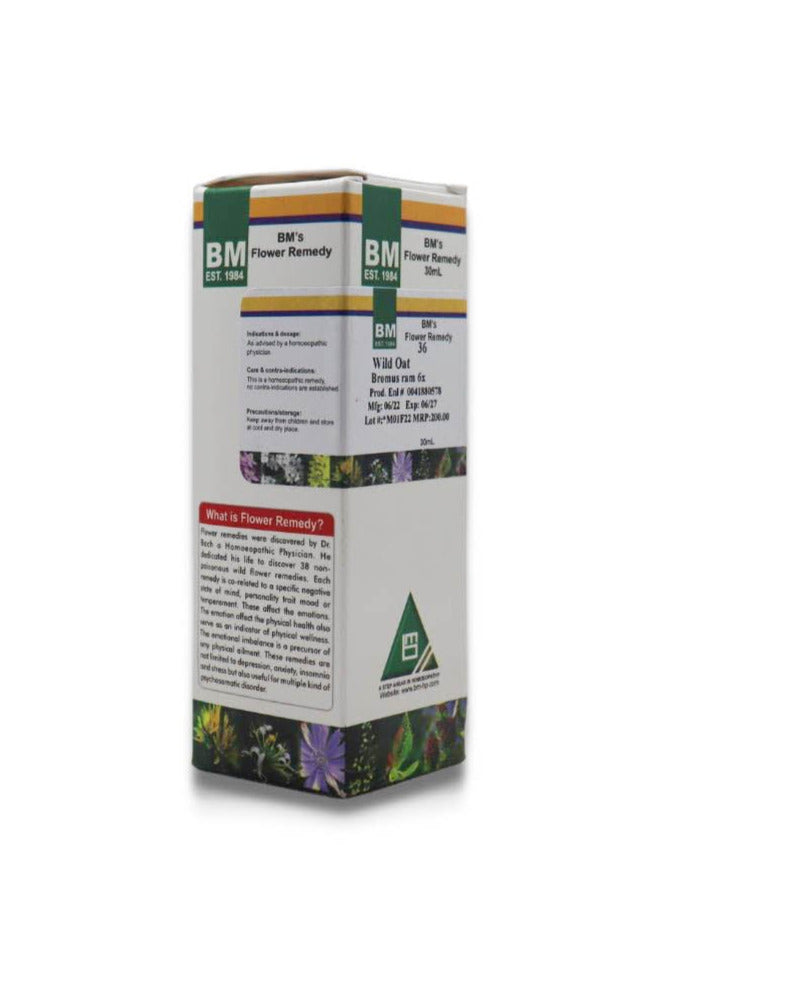 Bm Bach Flower-36 (Wild Oat)