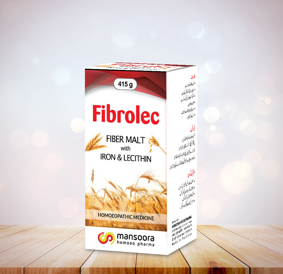 Mansoora Fibrolec - Malt with iron & lecithin