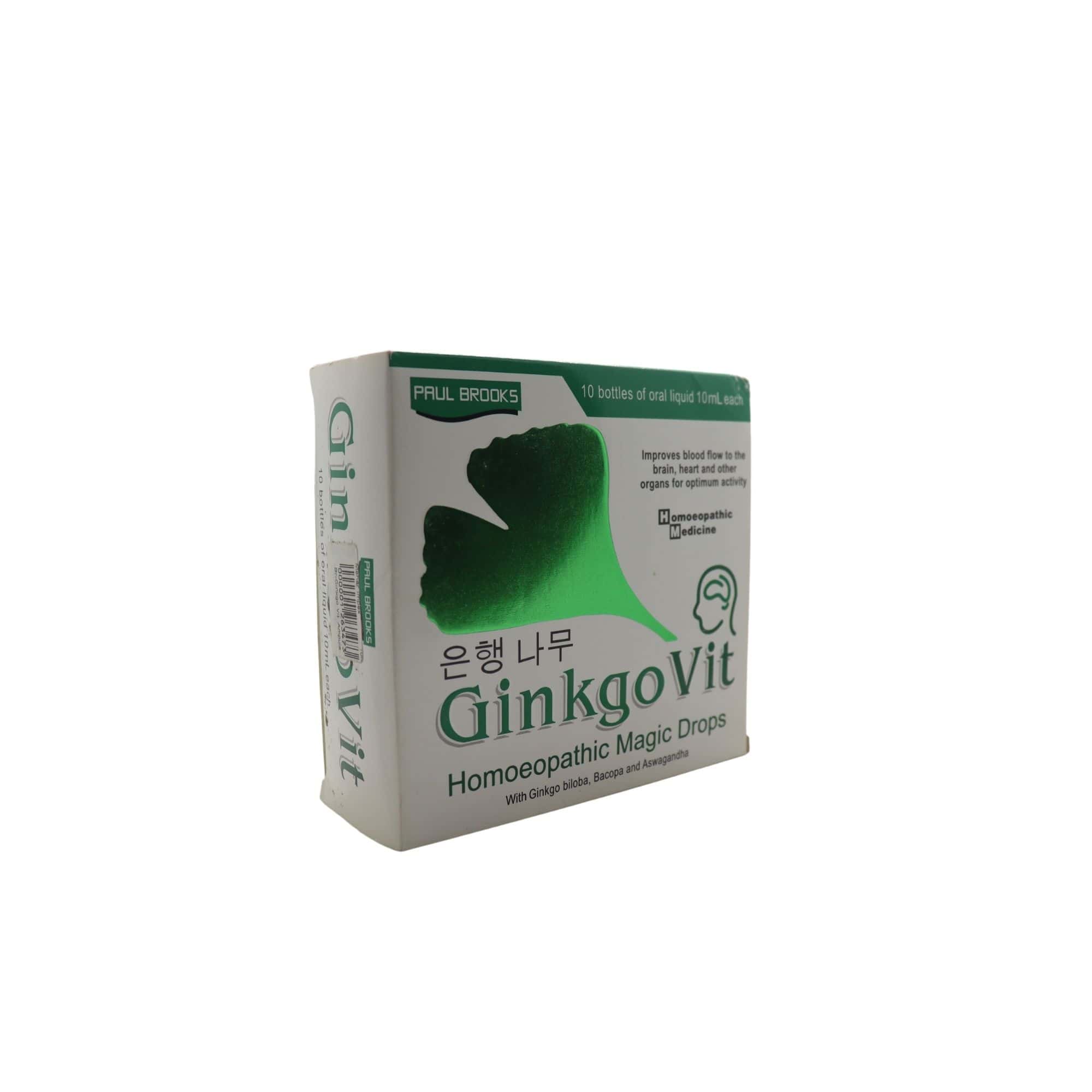 Brooks Ginkgo Vit Oral Ampules & Tablet