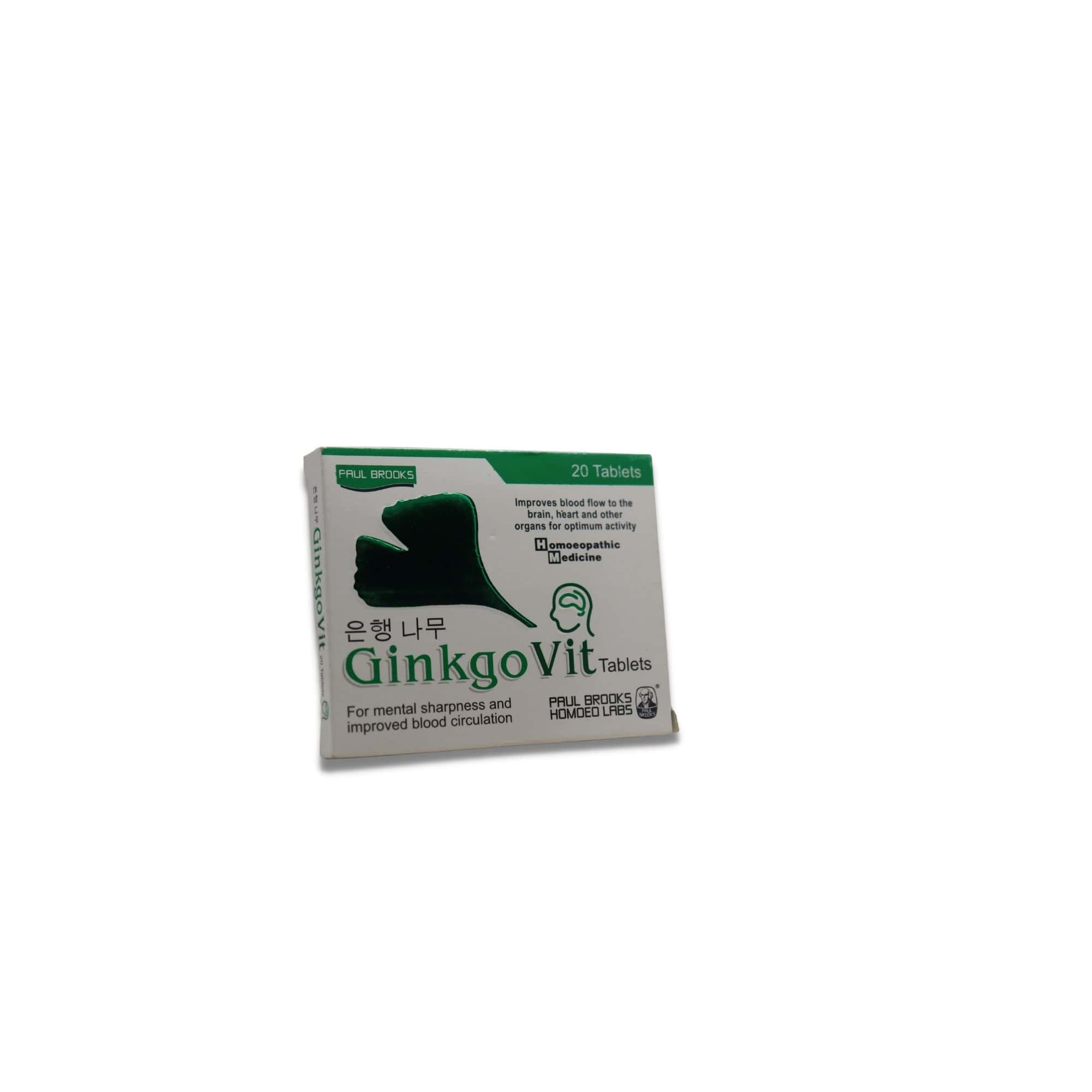 Brooks Ginkgo Vit Oral Ampules & Tablet