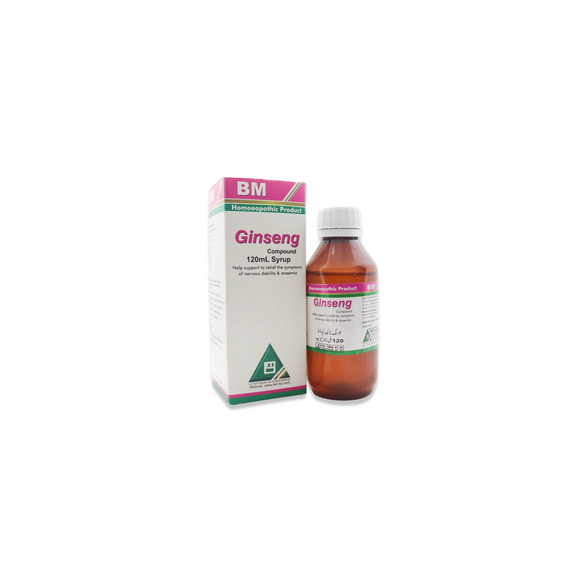 BM Ginseng Tablet and Syrup