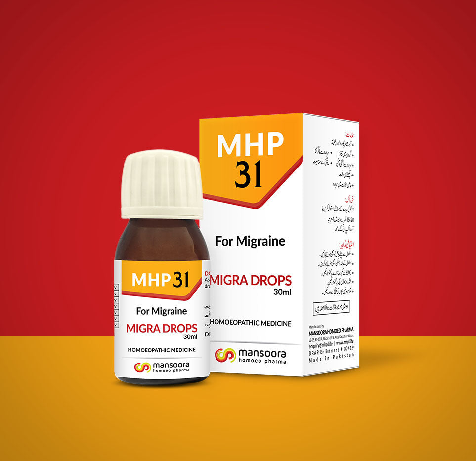 MHP - 31 (MIGRA) DROPS For Migraine