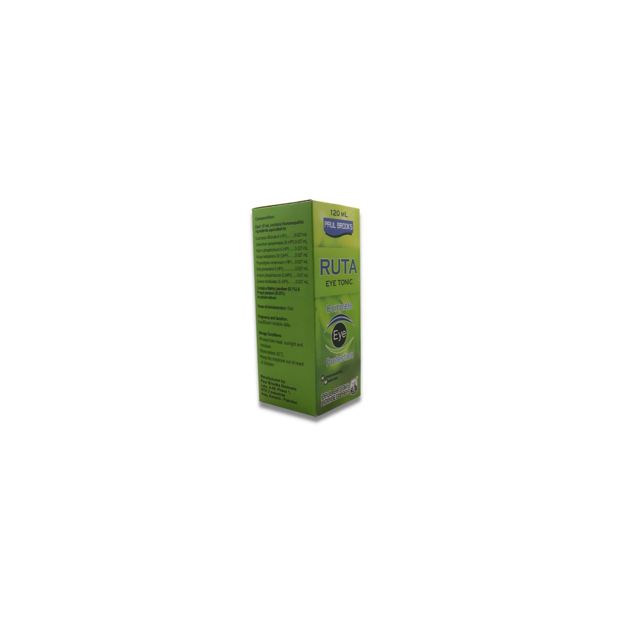 Brooks Ruta Eye (Sugar Free) Tonic & Capsule