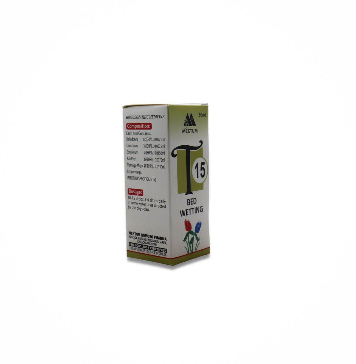 Mektum T 15 Bed Wetting Drops