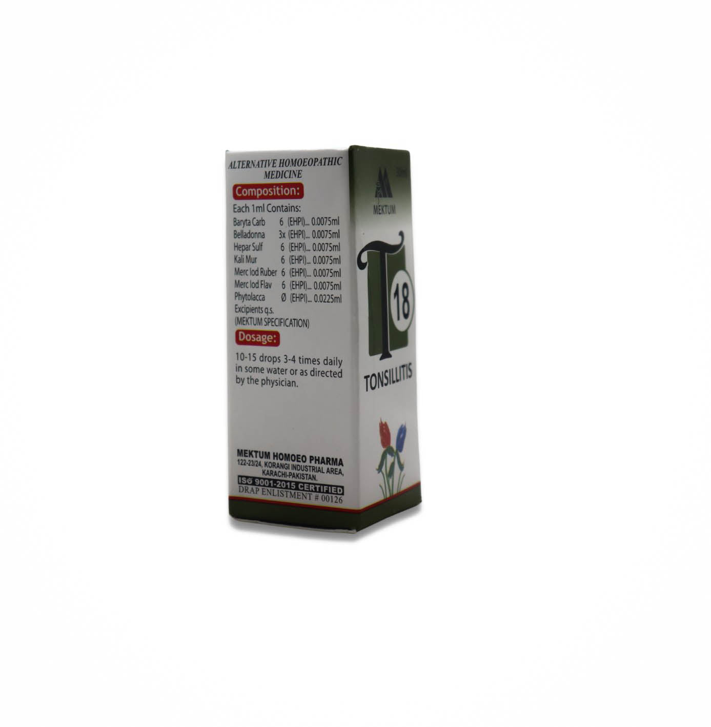 Mektum T 18 – Tonsilitis
