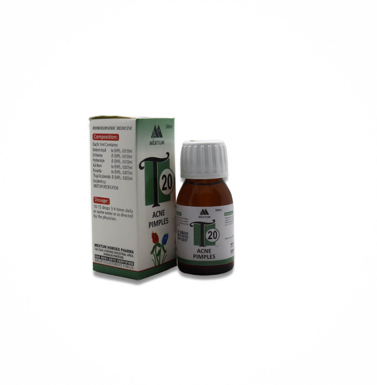 Mektum T 20 - Acne Pimple Drops