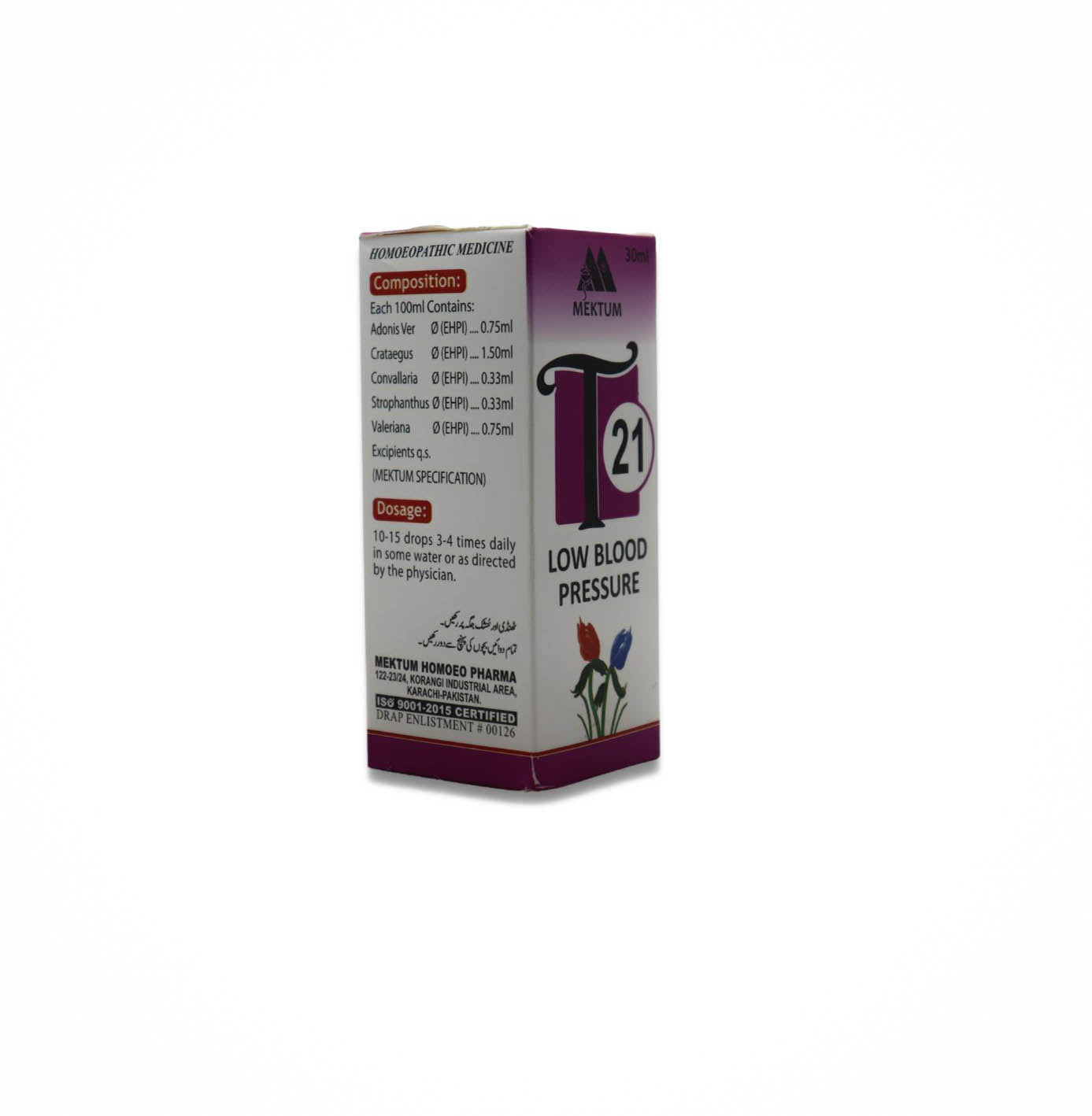 Mektum T 21 – Low Bloood Pressure