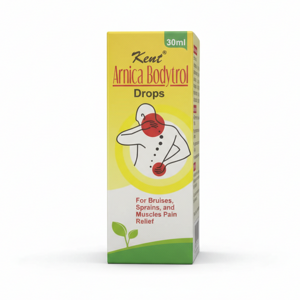 Kent Arnica Bodytrol Drops 30ml for bruises and muscle pain relief