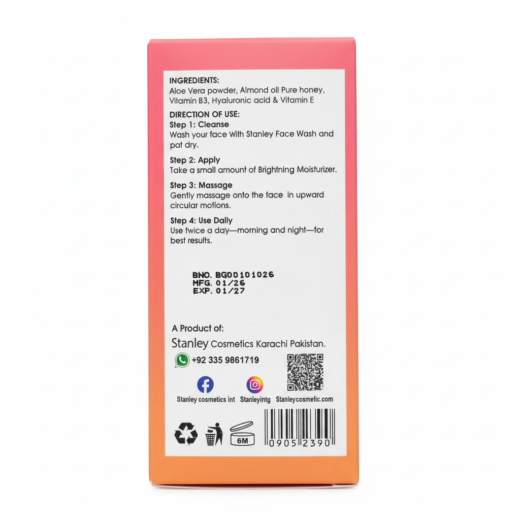 Stanley Blush N Glow - Ingredients and Directions