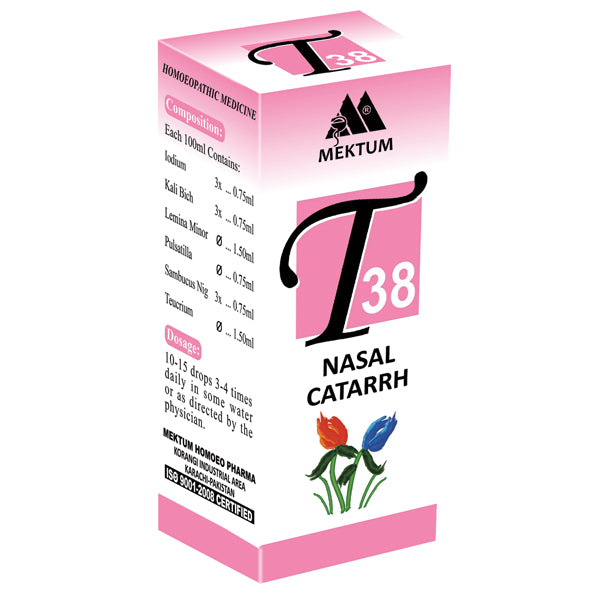 Mektum T 38 – Nasal Cattarh